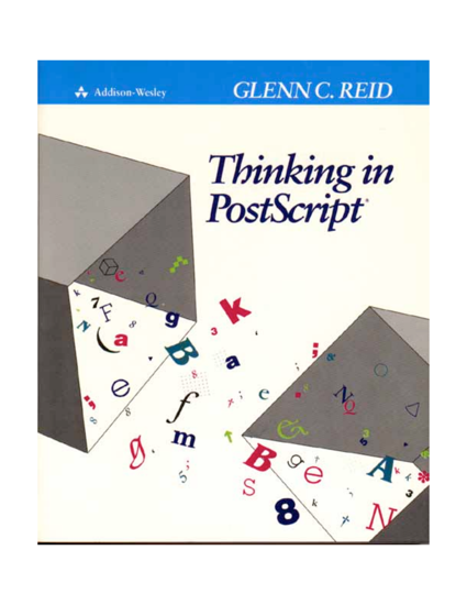 Thinking in Postscript
