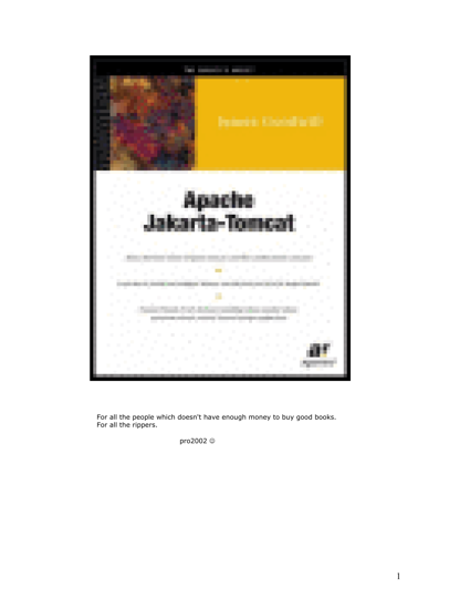 Apache Jakarta Tomcat by James Goodwill