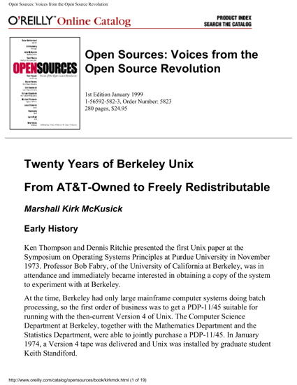 Open Sources: Voices from the Open Source Revolution (1999)