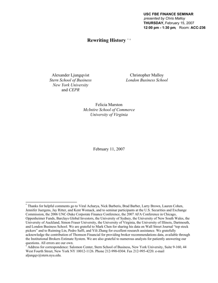 Rewriting History
