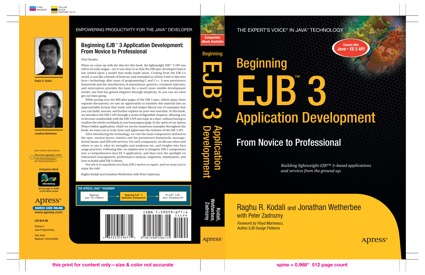 Beginning EJB 3 Application Development: From Novice to Professional