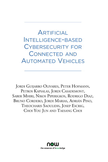 Artificial Intelligence-Based Cybersecurity for Connected and Automated Vehicles